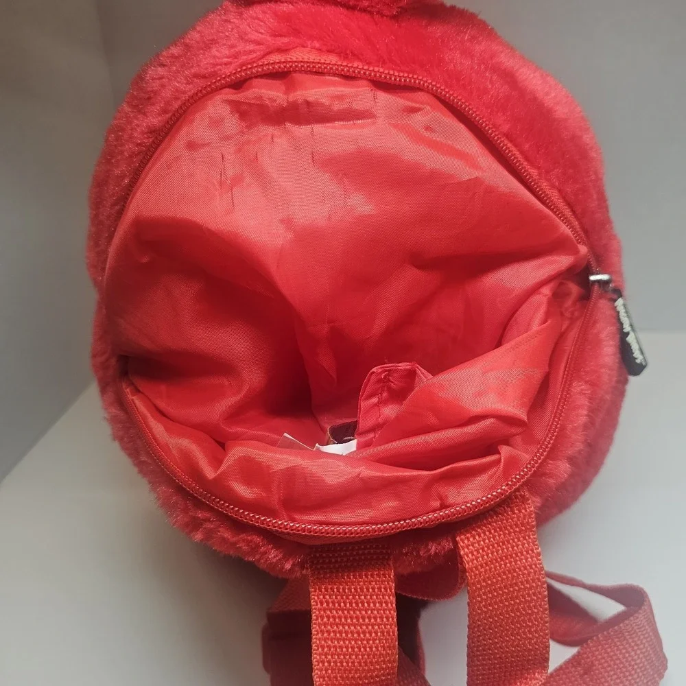 Angry Birds Red Plush Backpack Red Bird Character Kids Mini Backpack‎ Bag